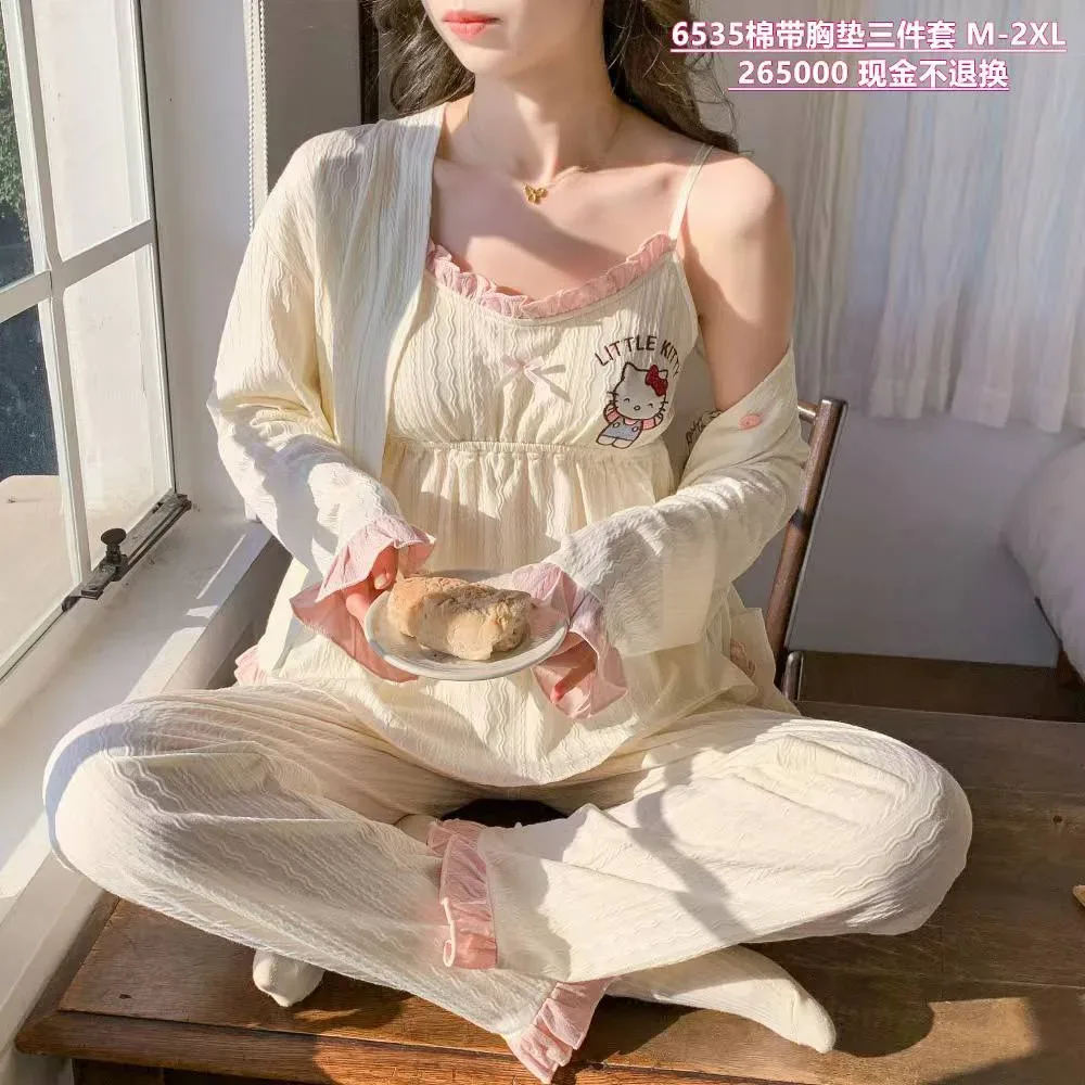 ✨ "Cute & Cozy" 3 talik Ayollar Pijama To'plami ✨ — GULI MARKET